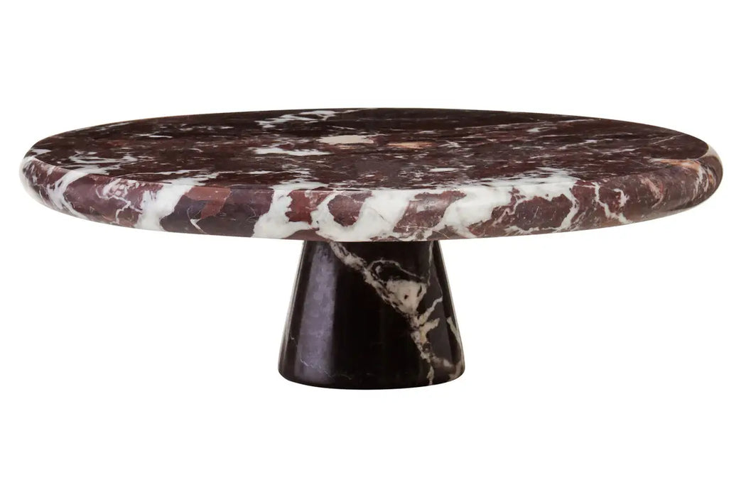 Red Marble Cake Stand