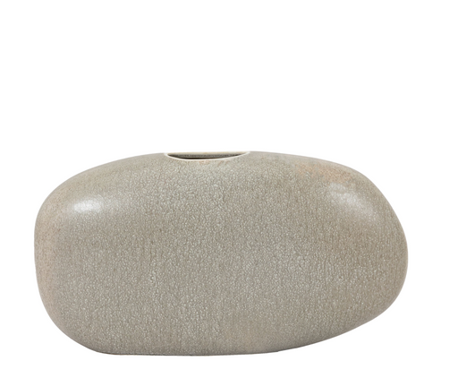 Stoneware Pebble Shaped Vase|Home Accessory