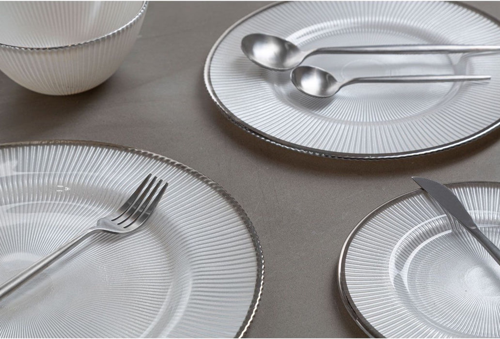 Matte Silver Cutlery Set