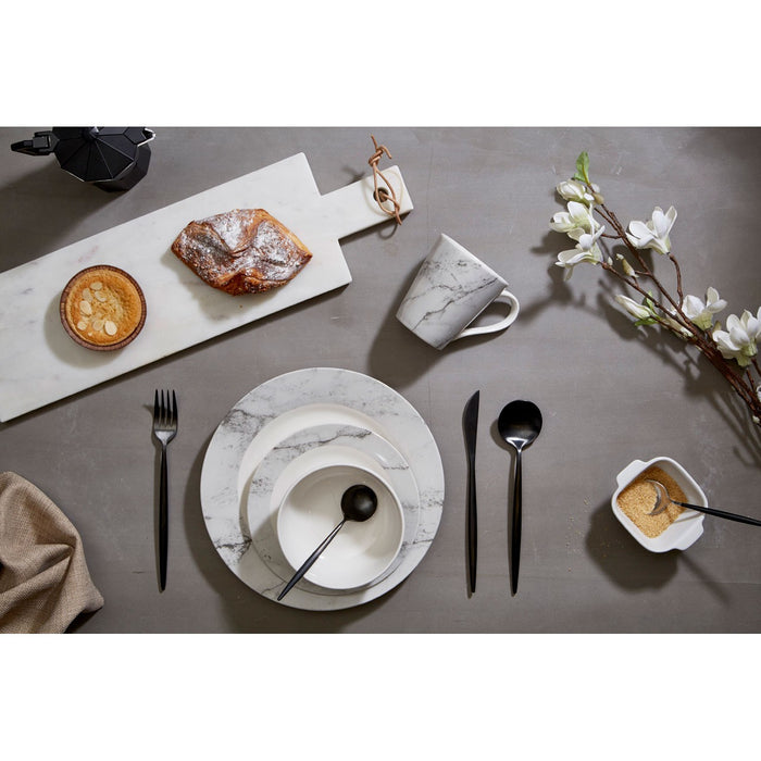 Matte Black Cutlery Set (16 Piece)