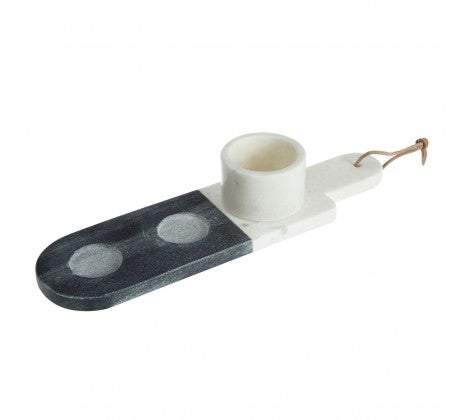 Marble Condiment Set
