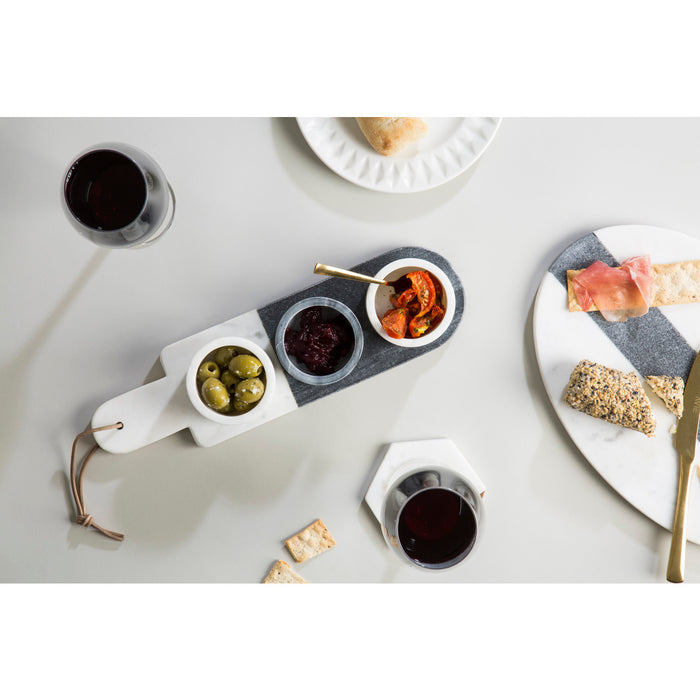 Marble Condiment Set