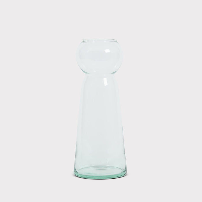 Round Hour Glass Flower Vase