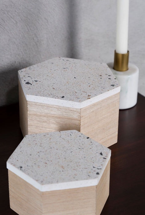 terrazzo trinket box