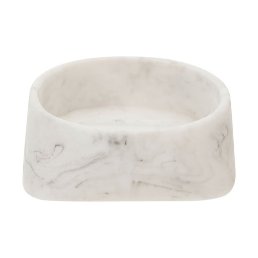White Marble Affect Soap Dish