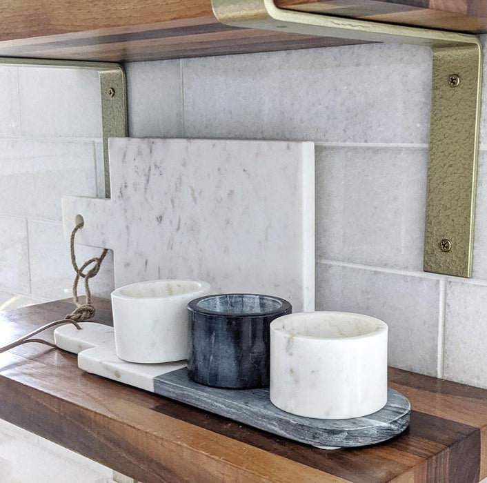 Marble Condiment Set