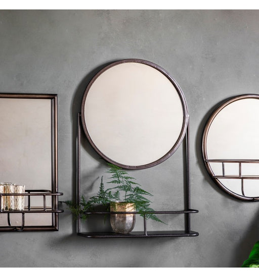 Nora Mirror With Storage Shelf