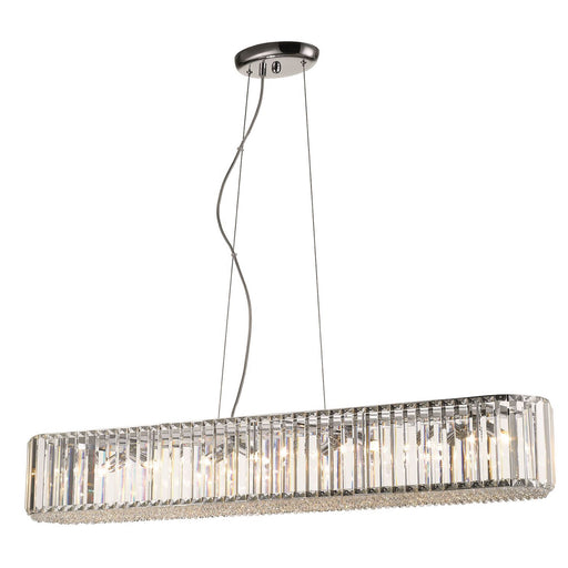 Brachium Oval 1050mm Crystal Ceiling Light