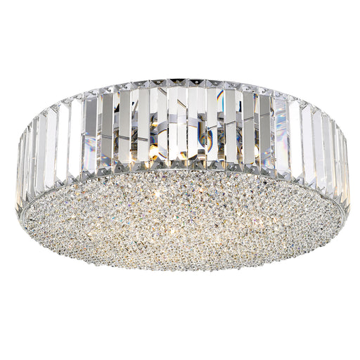 Brachium Crystal Flush Ceiling Light