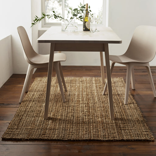 Thick Jute Rug Rectangular