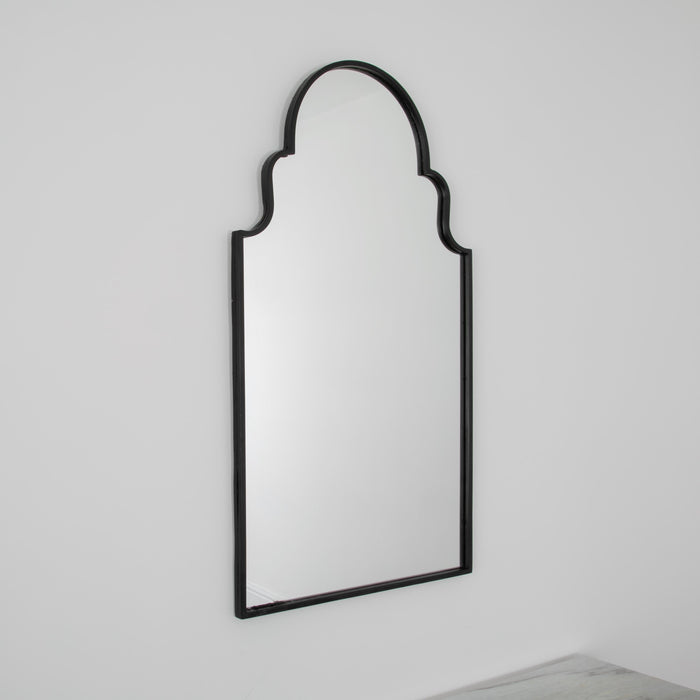 Roman Mirror In Black