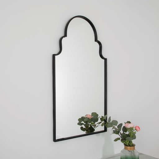 Roman Mirror In Black