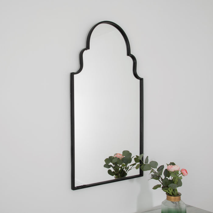 Roman Mirror In Black