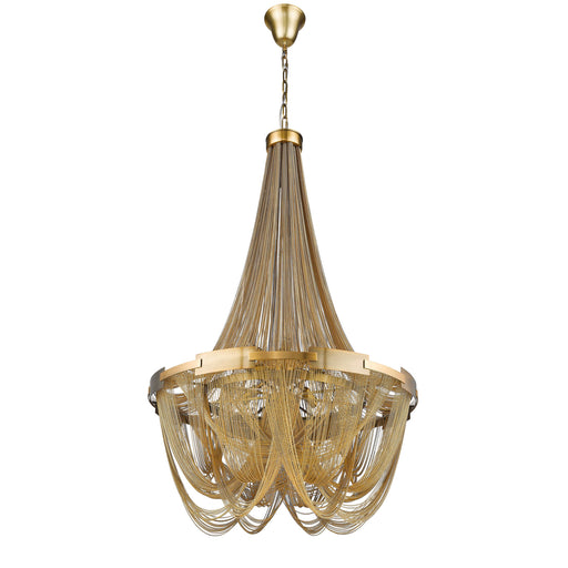 Naos Brass 500mm Chain Ceiling Light