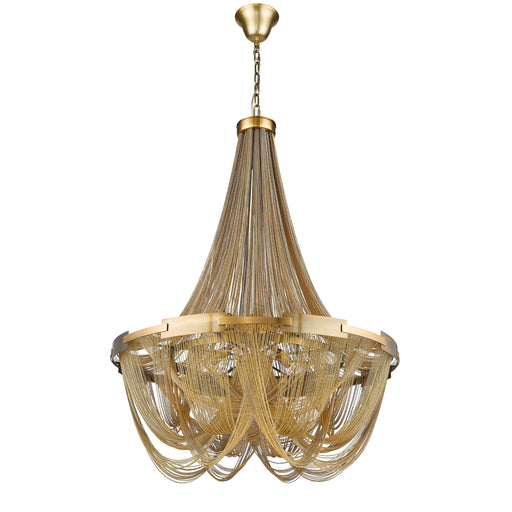 Naos Brass 800mm Chain Ceiling Light