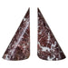 Red Marble and white bookends