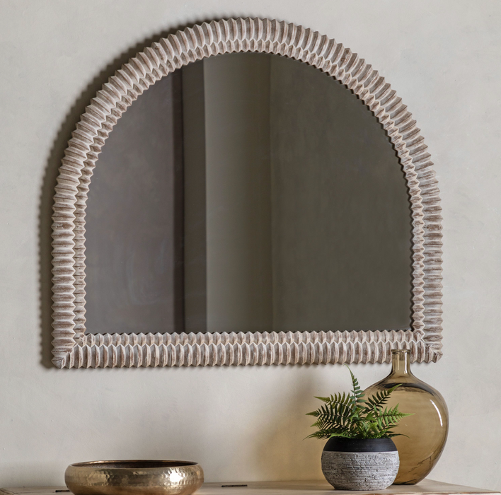 Overmantle Arched Mirror