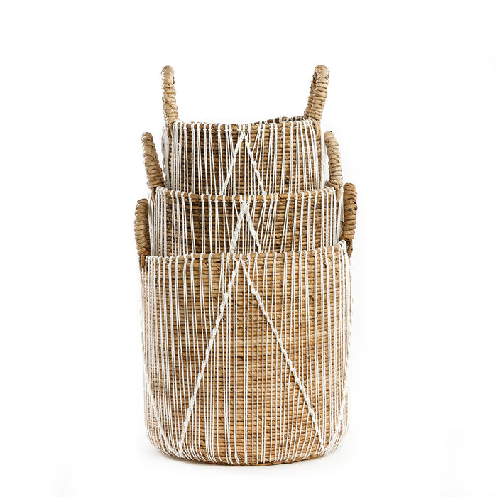 Stitched Macrame Basket - Large