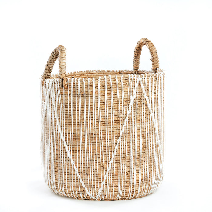 Stitched Macrame Basket - Medium