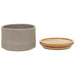 Grey Bamboo Lid Canister - Small