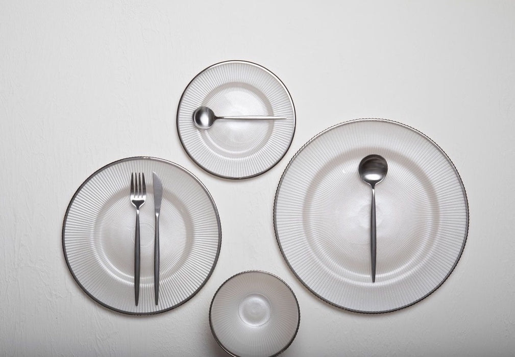 Matte Silver Cutlery Set