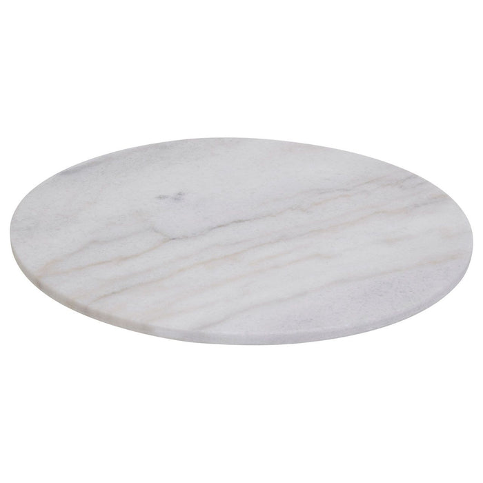 Grey And White Marble Lazy Susan