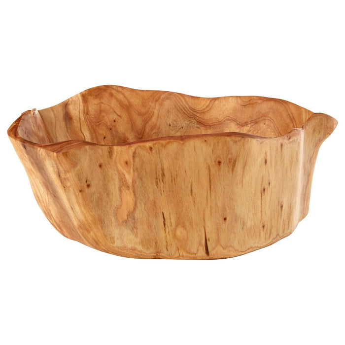 Live Wood Natural Cut Cedar Bowl