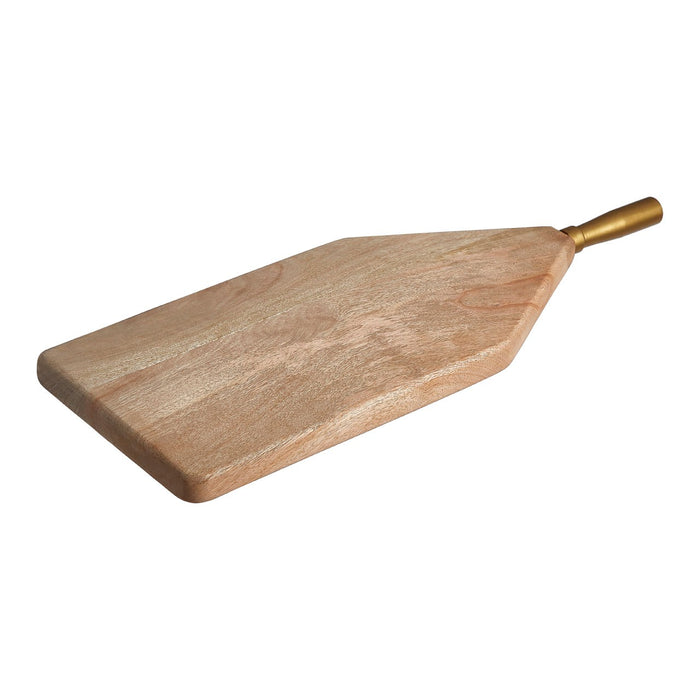 Mango Wood Paddle Board With Gold Handle