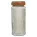 Glass jar with mango wood lid, Kitchen & Pantry Storage