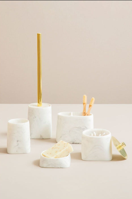 Marble Affect Toothbrush Holder