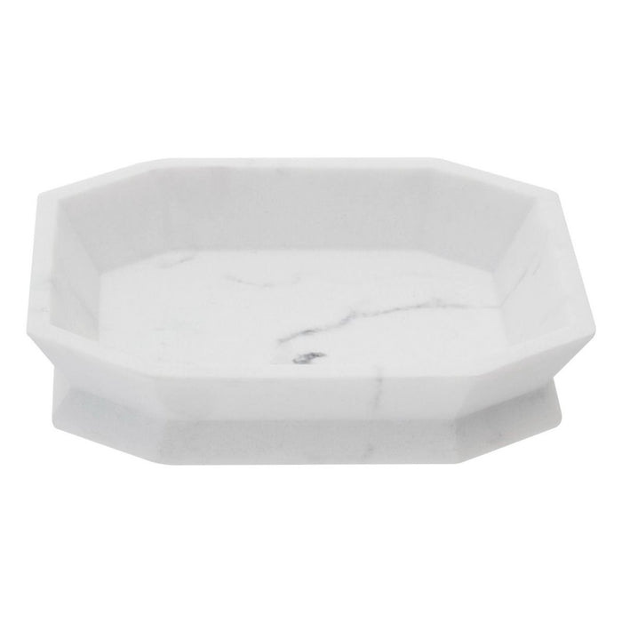 Grey Marble Effect Soap Dish
