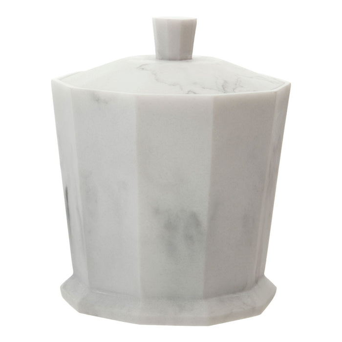 Grey Marble Effect Cotton Jar