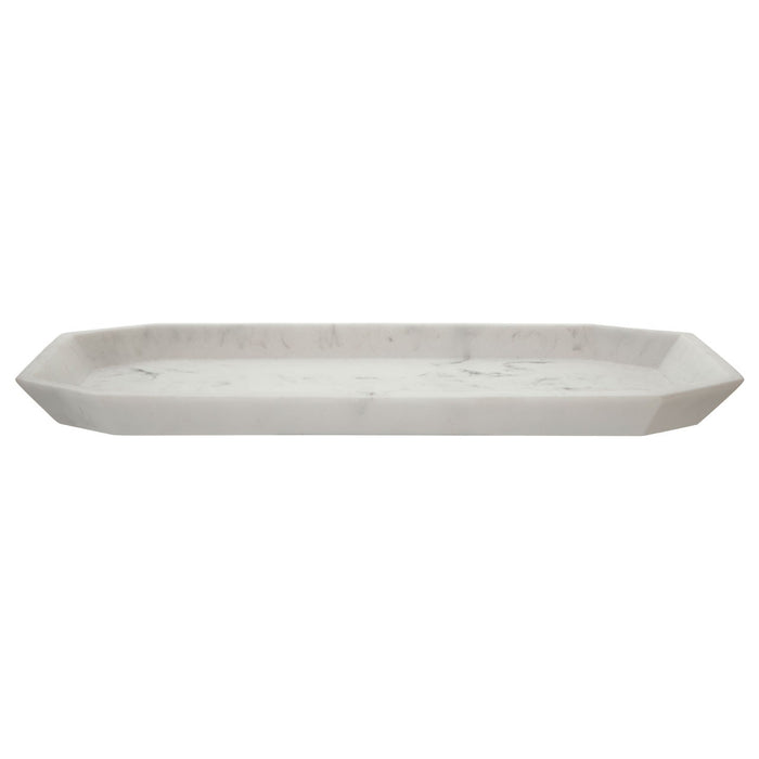 Grey Marble Effect Towel Tray