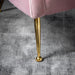 Dusty Pink Velvet Armchair by House of Flora