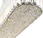 Brachium Oval 1050mm Crystal Ceiling Light