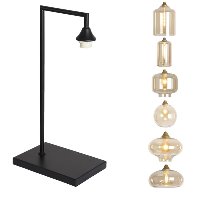 Nuru Adapt Gold, Black, Silver or White Table Lamp - Design Your Own Lamp