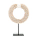 Papua Shell Disc on Stand - Boho Ornament by House of Flora